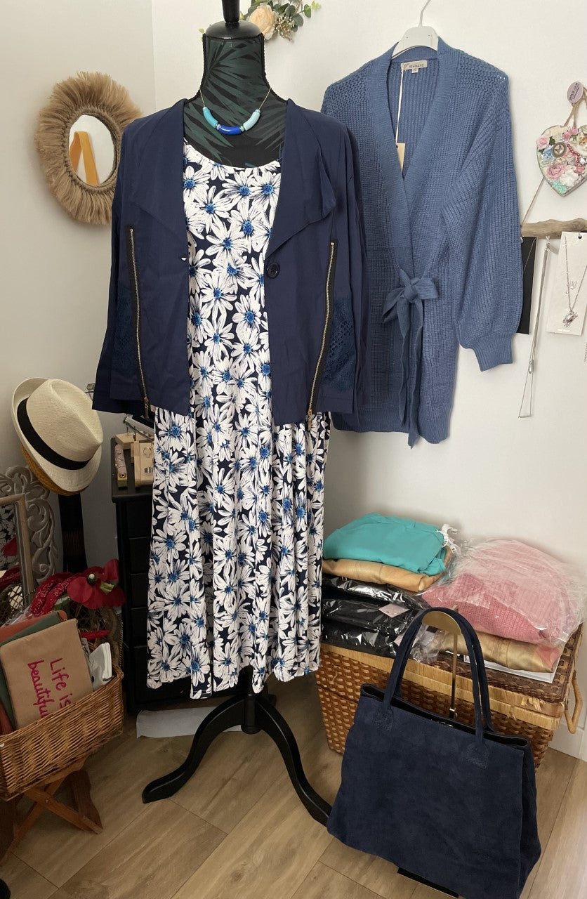 Robe midi de fabrication Française