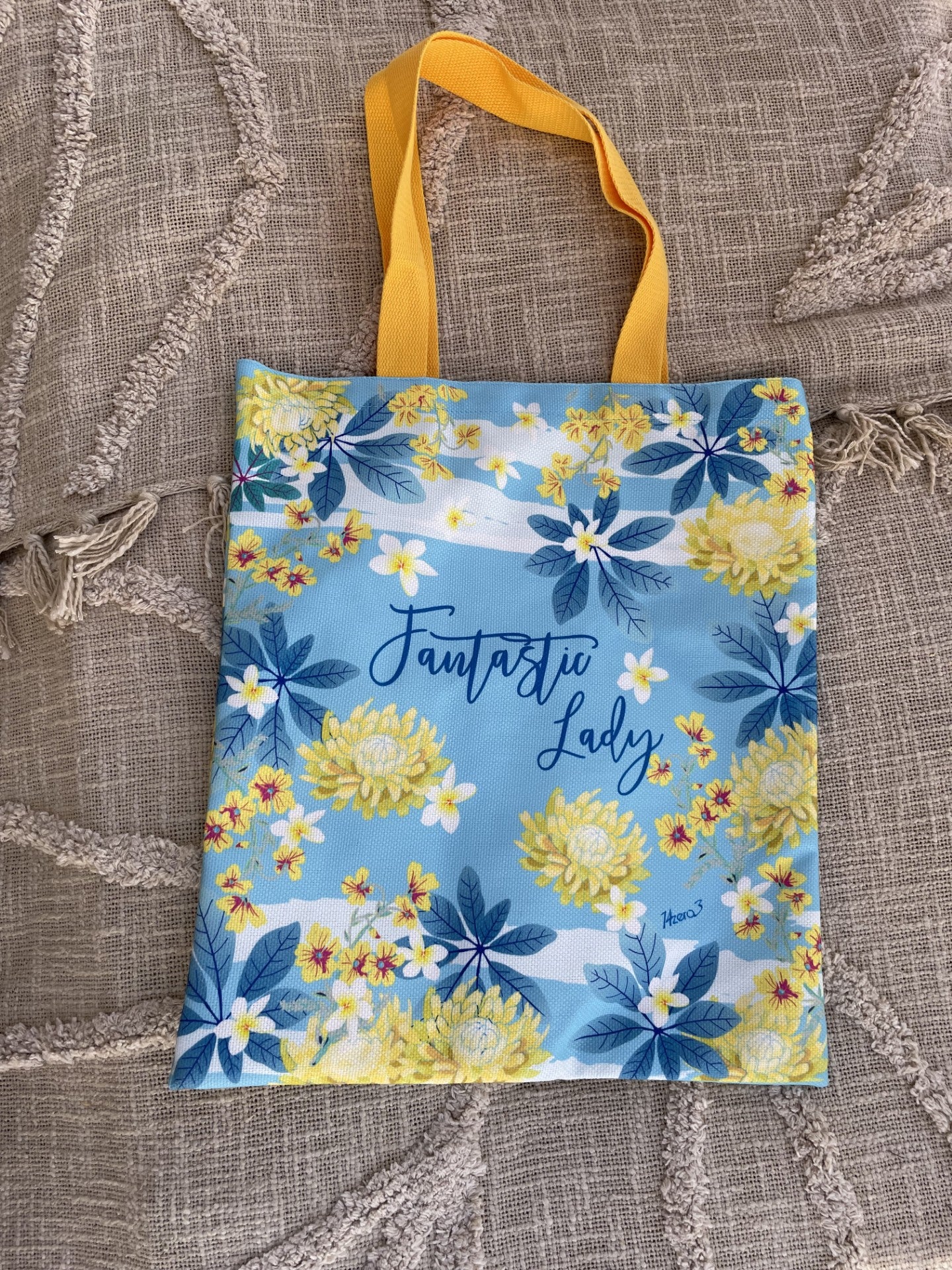 Duo "Fantastic Lady" : Tote Bag & Pochette assortie - Rêvez en Grand avec Style !
