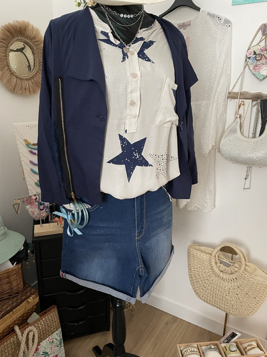 Short en jean