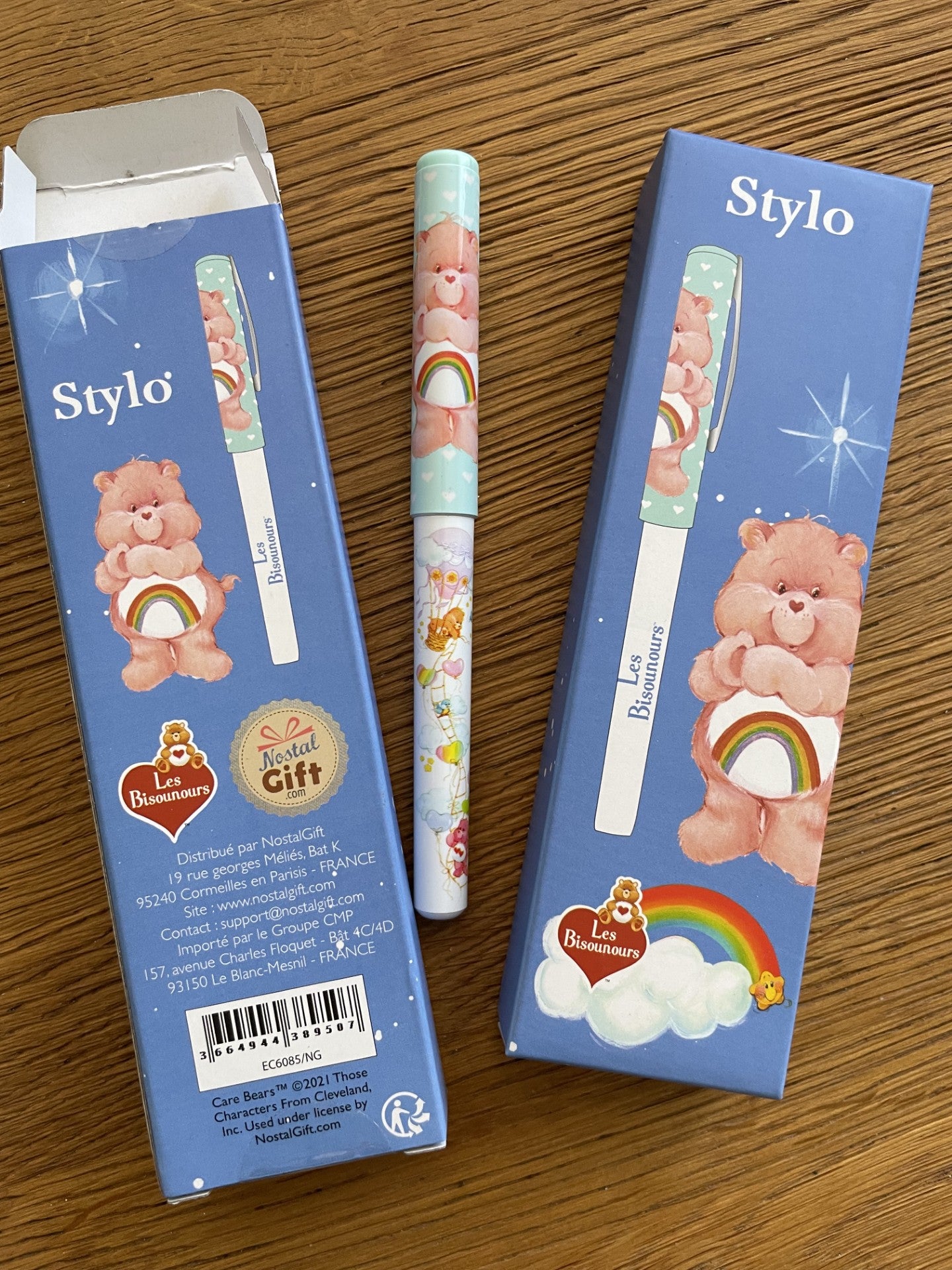 Bisounours - Stylo bleu Toucalin