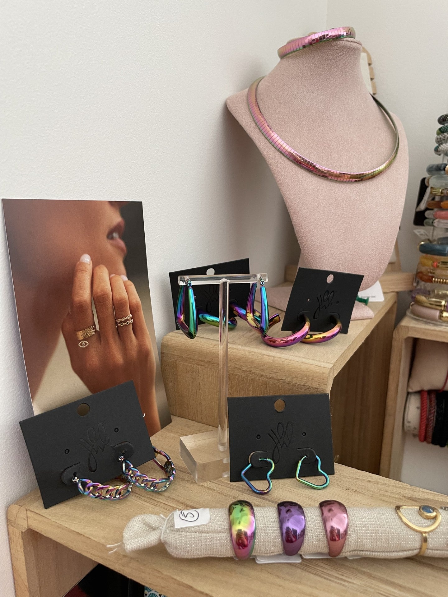 Boucle d'oreille holographique