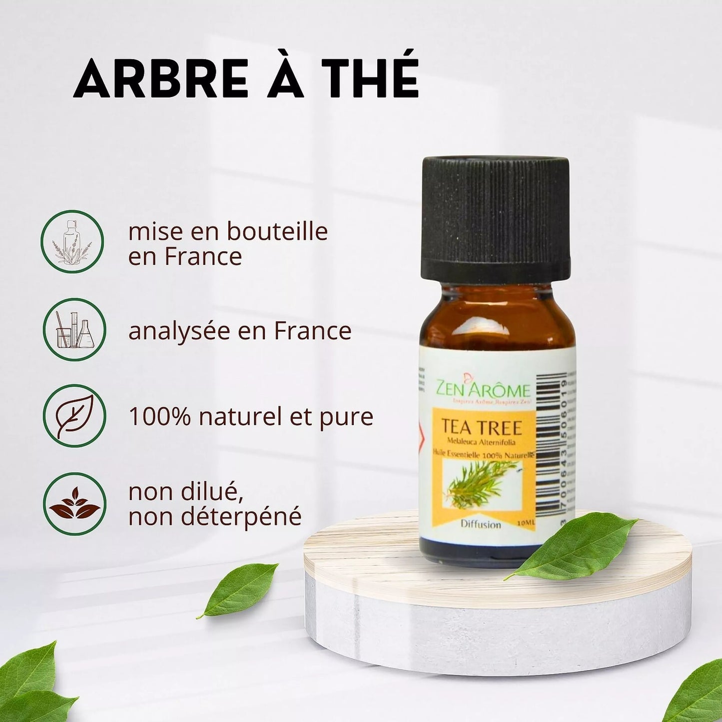 Huile Essentielle Arbre à Thé - 100% Naturelle 10ml