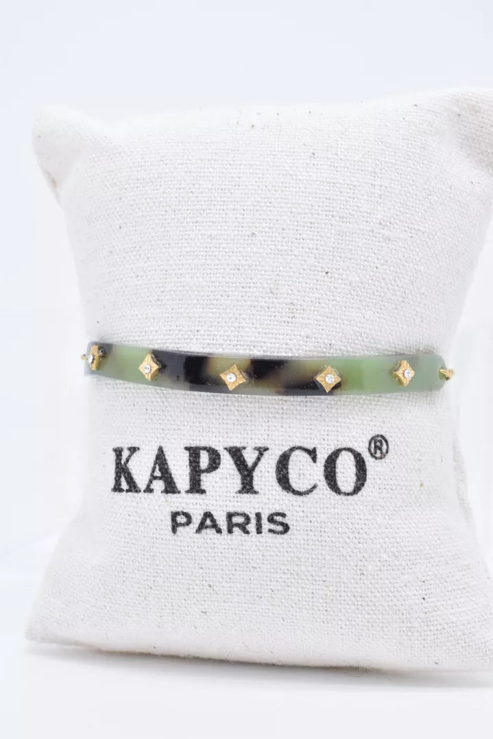 Bracelet en résine et acier inoxydable Kapyco Paris