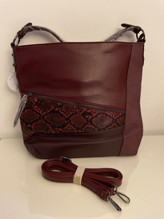 Grand sac bordeaux