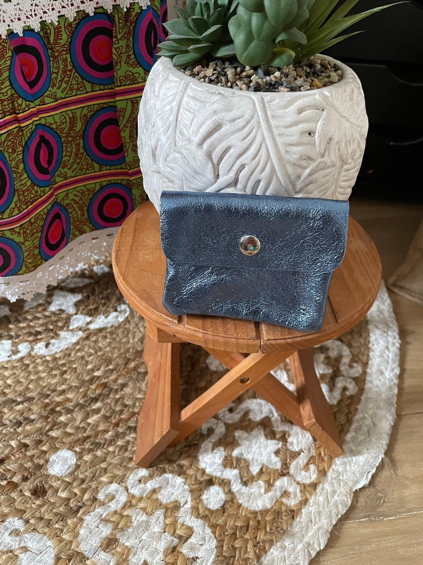 100% leather coin purse