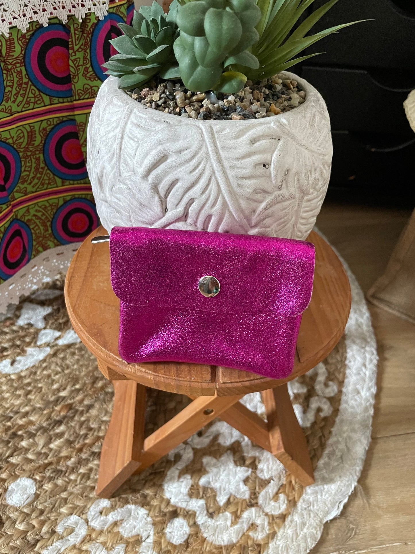 100% leather coin purse