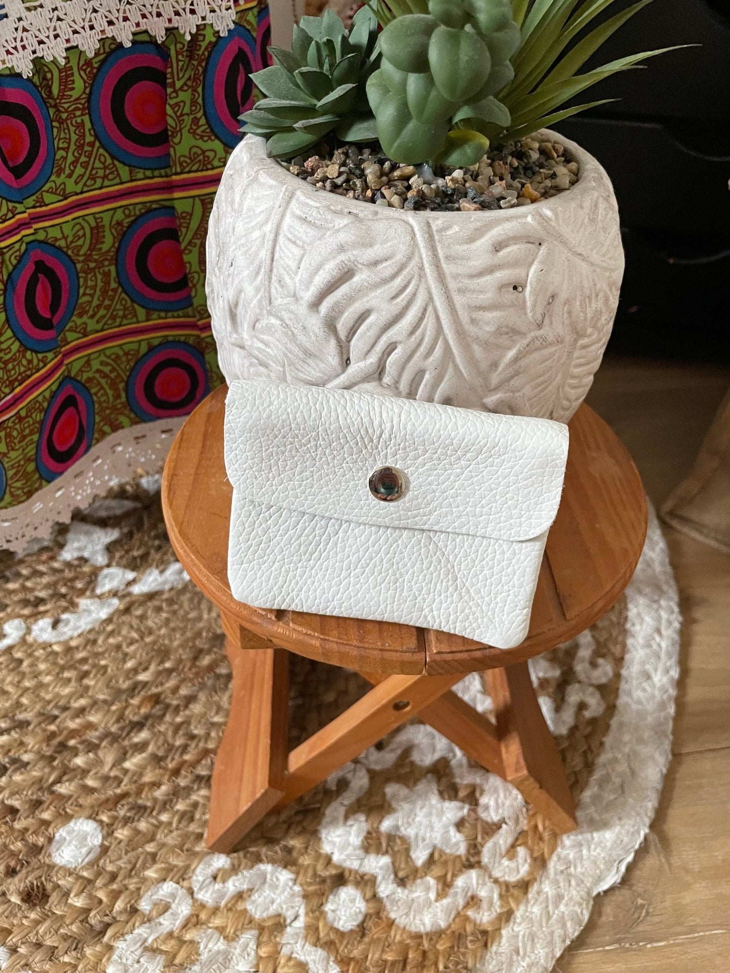 100% leather coin purse