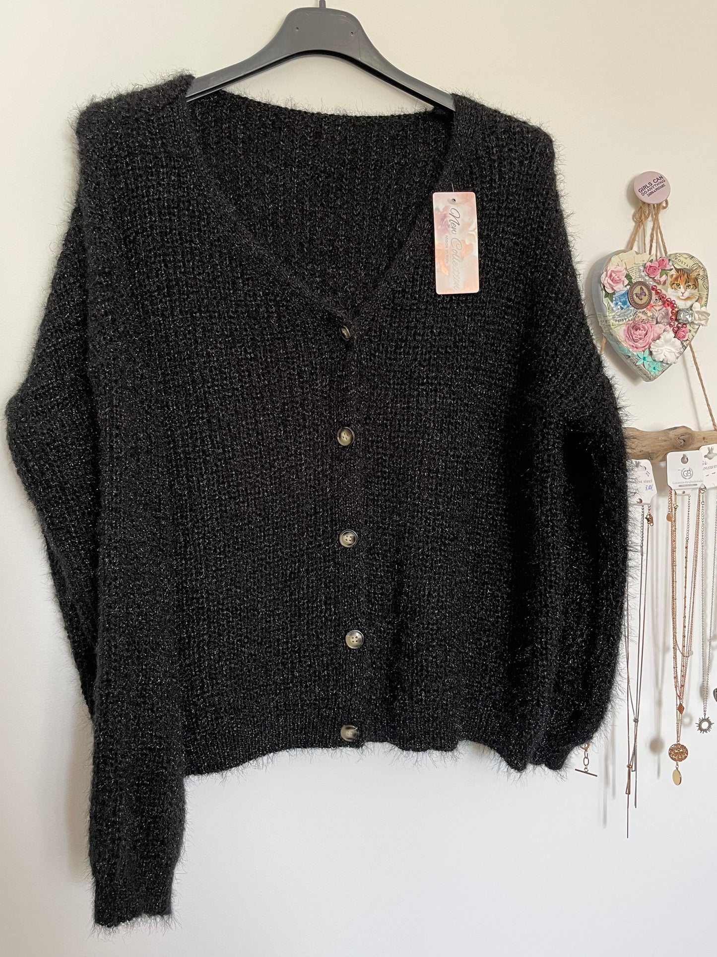 Gilet manches longues boutonné
