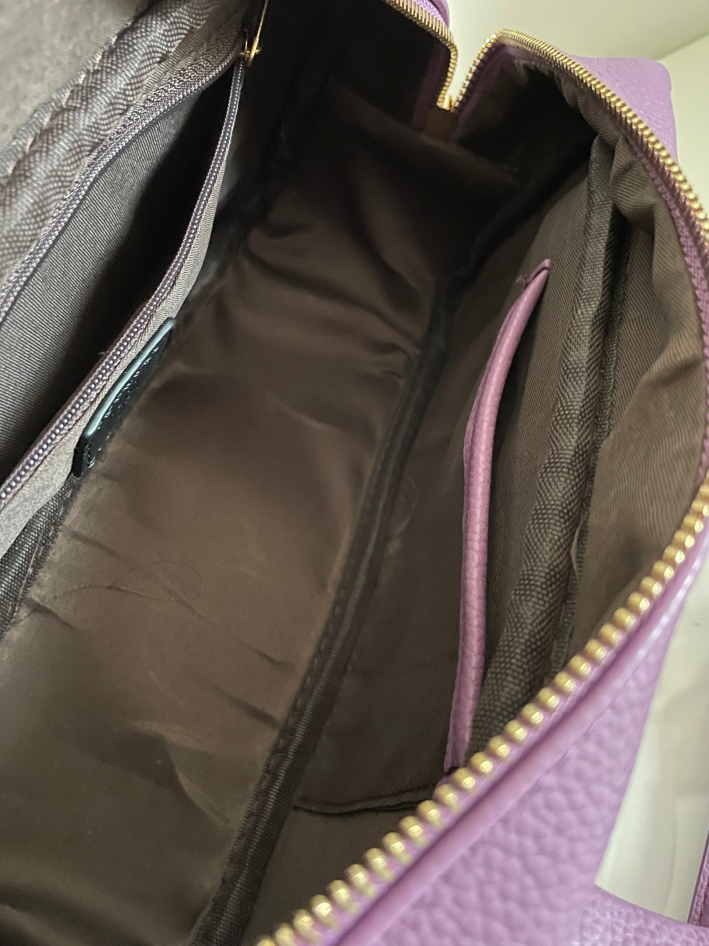 Sac tendance parme et son porte carte