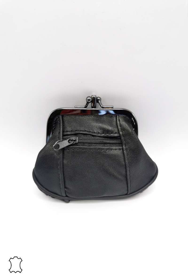 Leather coin purse
