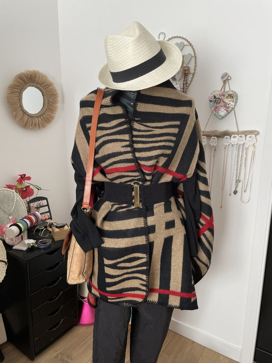 Poncho écharpe