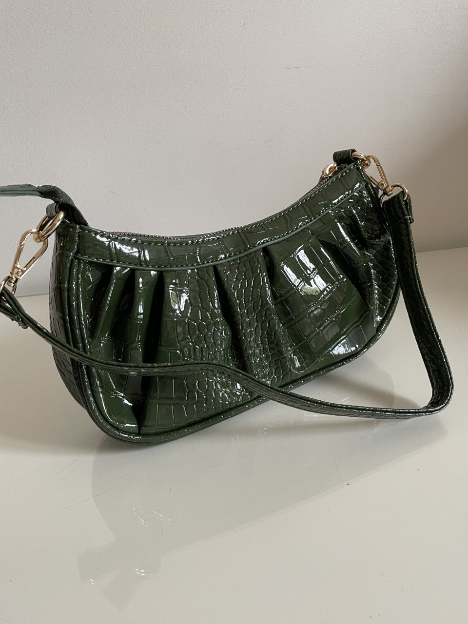 Sac baguette vernis