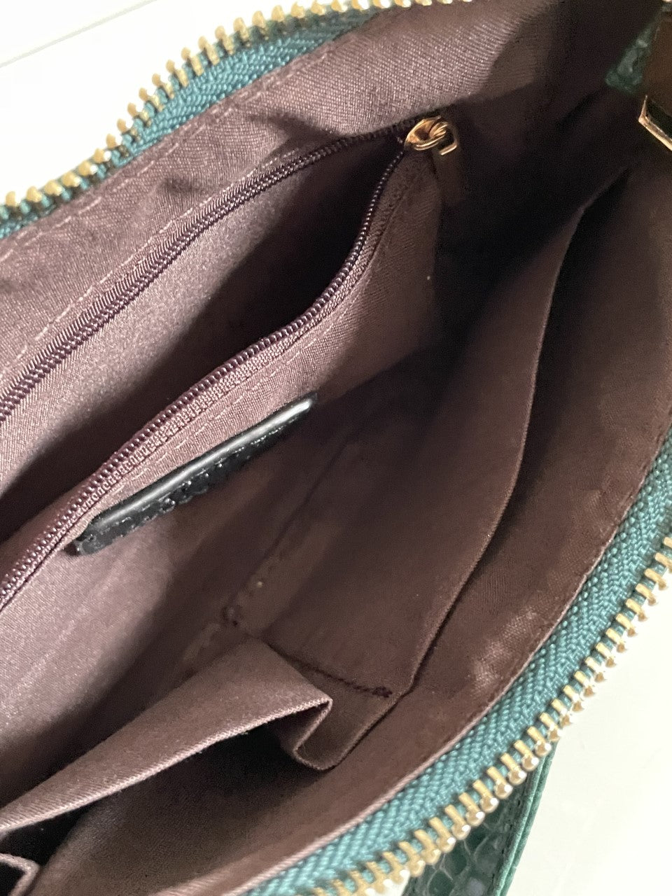 Sac baguette vernis