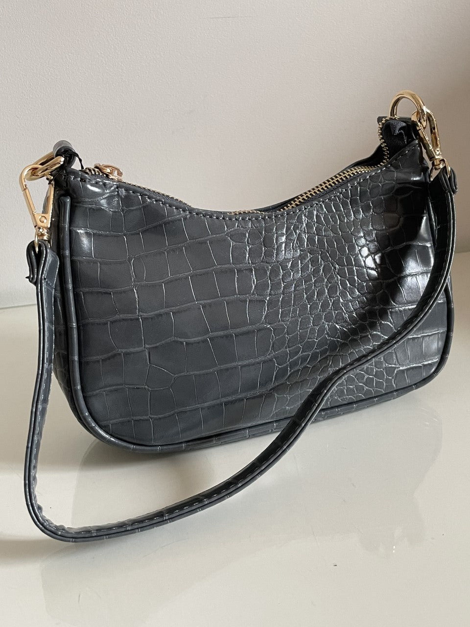Sac vernis effet croco