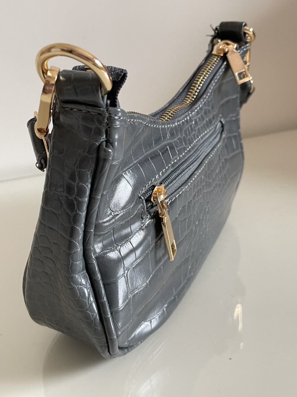 Sac vernis effet croco